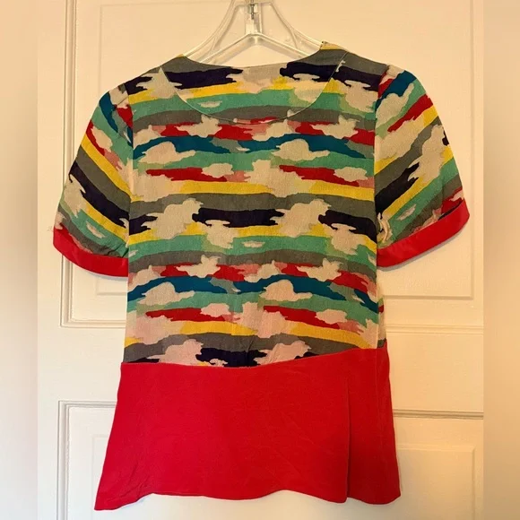 Marc By Marc Jacobs Multicolor Short Sleeve Top - Picture 4 of 6